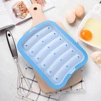 6 cell hot dog box sausage baking mold diy cake tool silicone ham box cover childrens auxiliary food snack making tool