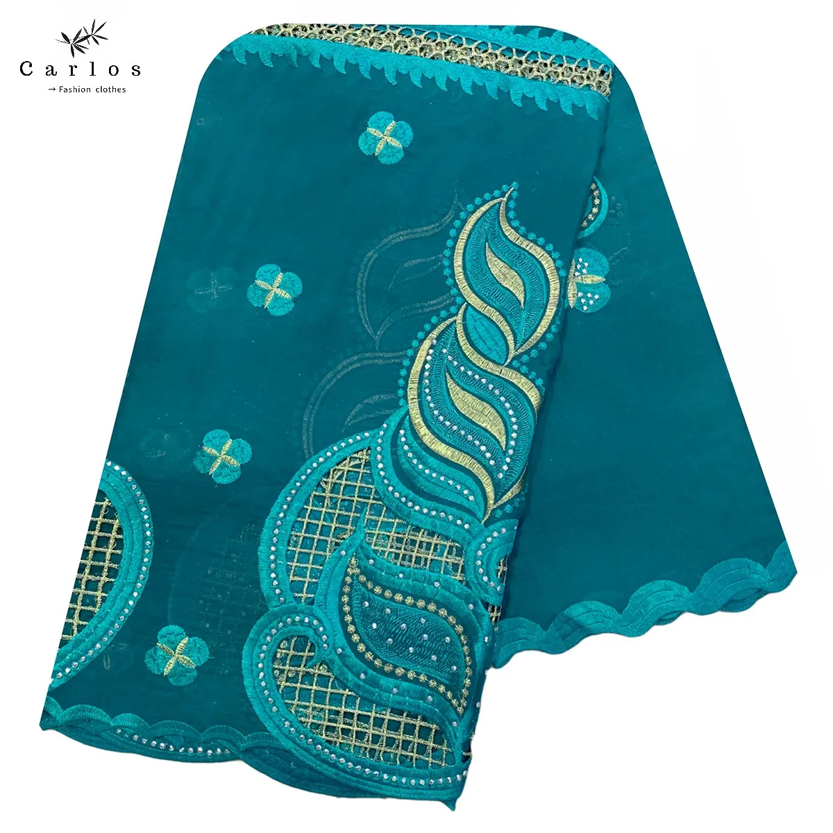 Лидер продаж 100% хлопок искусственный Африканский женский хиджаб шарф с вырезами