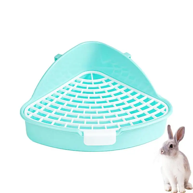 With High Guard Rail Anti Splashing Pet Corner Toilet Reusable Removable