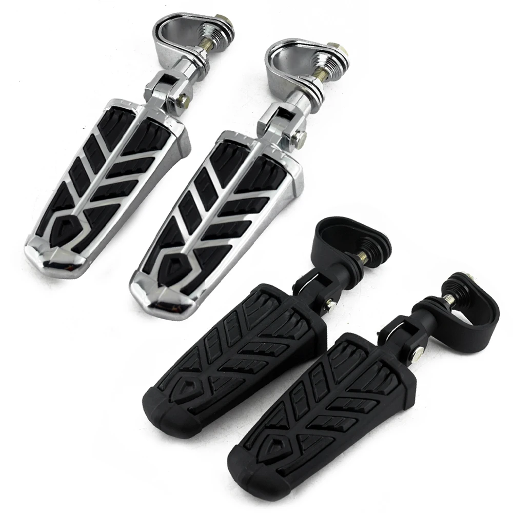 Хромированные Подножки Для Мотоцикла Регулируемое Защитное Крепление Двигателя