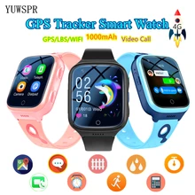 2022 New GPS Tracker Smart Watches for Children 1000mAh Long Standby Waterproof Tracking Baby Boys 4G SIM Smart Phone Clock K9