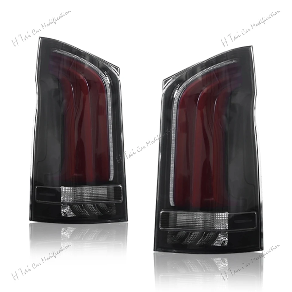 

Светодиодный задний фонарь в сборе для Mercedes-Benz Vito V-Class W447 2016-2022, задний фонарь, стоп-сигнал, фары дальнего света, указатели поворота, задние фонари