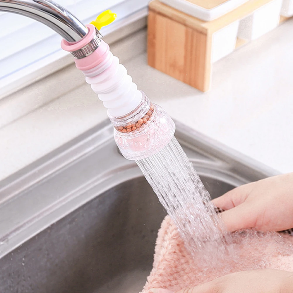 

Medical Stone Faucet Nozzle Filters Rotatable Plastic Water Tap Extension Filter Easy Installation for Kitchen Water Pipe Gadget