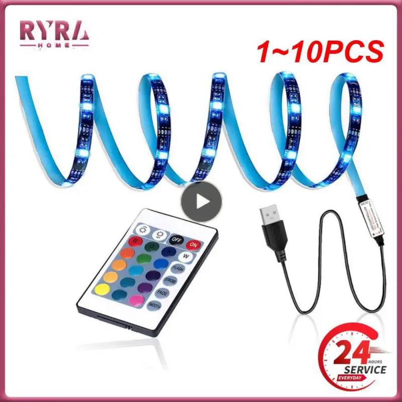 

Светодиодная лента 5050 RGB 1-30 м, 5 В, USB, 1-10 шт.