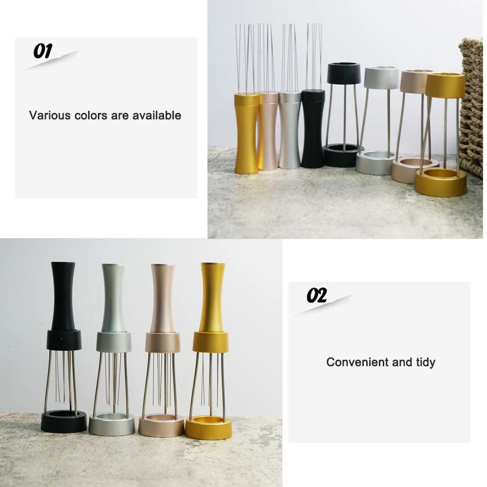 

Coffe Stirring Needle Espresso Tool Coffee Tamper Distributor Leveler Tool Needle Type Coffee Powder Distributor