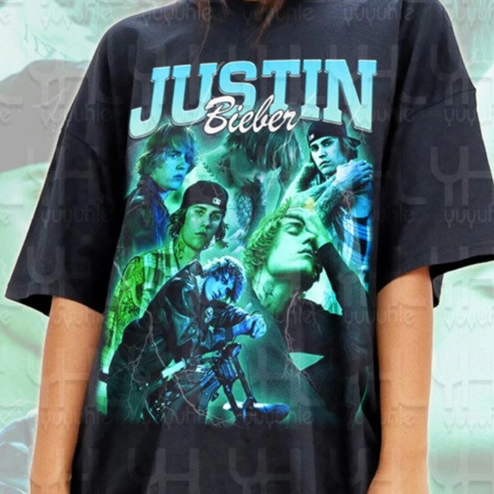 

Justin Bieber Shirt Justin Bieber Printed Graphic Tee Justin Bieber Fan Shirt Rap Hip Hop T Shirt Vintage Shirt