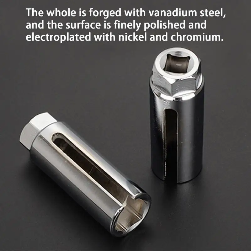 

22mm 1/2 Universal Drive Car Oxygen Sensor Socket Wrench Removal Installation Tool Professional Car Accessories