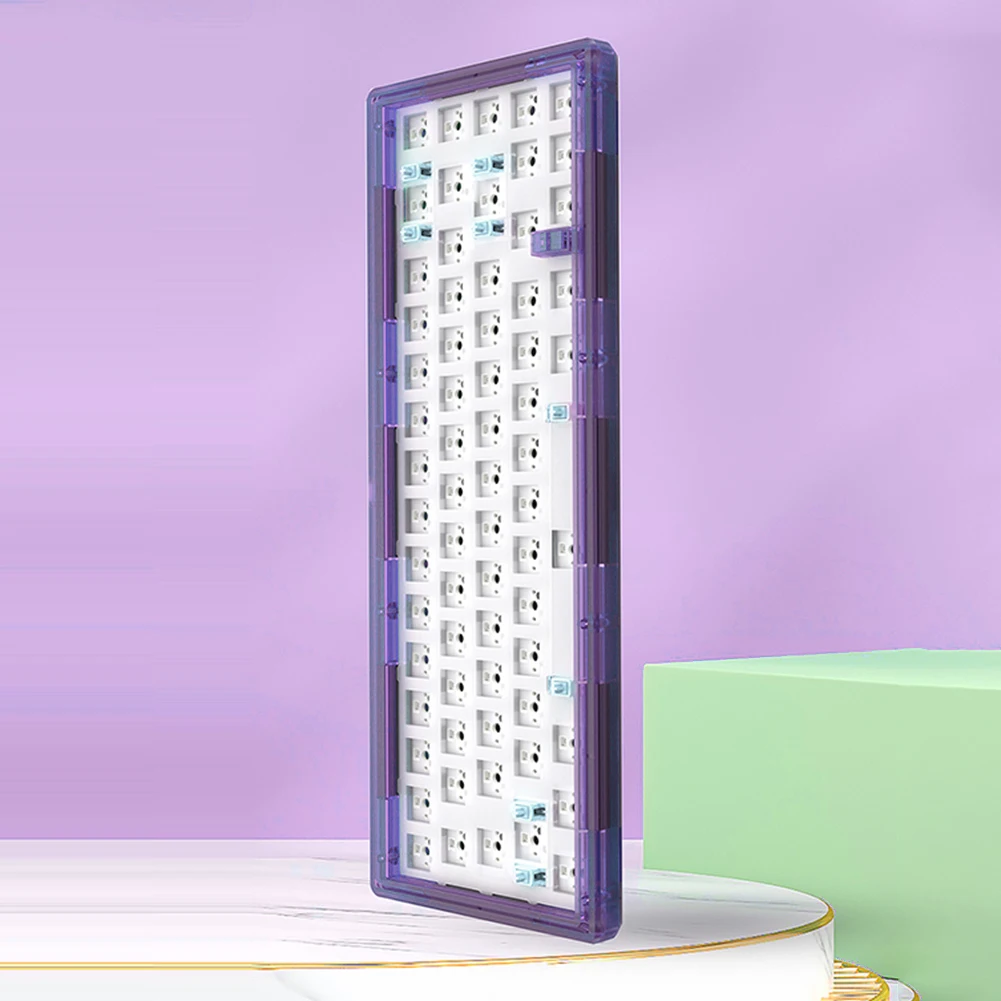 

Механическая игровая клавиатура «сделай сам», USB кабель Type-C, 67 клавиш, комплект механической клавиатуры под заказ, RGB подсветка, прокладка для офисного стола