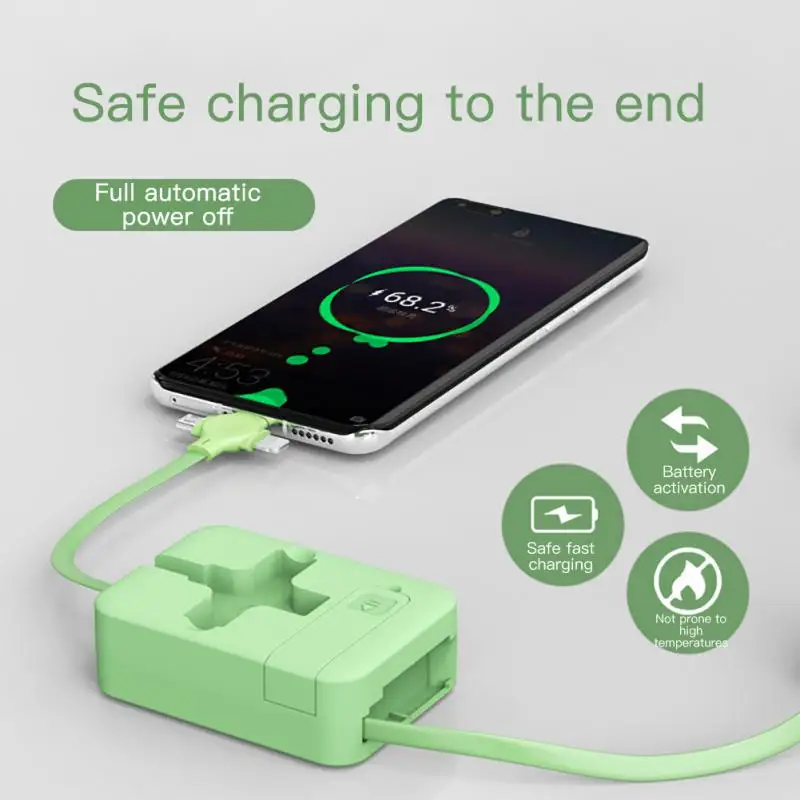 

3 in 1 Fast Charging USB Charger Cable For iPhone 13 X Type-C Android Micro USB Samsung Huawei Charging Cable Accessories 2023