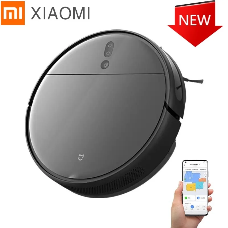 

Xiaomi Mijia Sweeping Robot Vacuum Cleaner 1T S-Cross 3D Avoiding Obstacles Cordless Washing Cyclone 3000Pa Suction 5200mAh