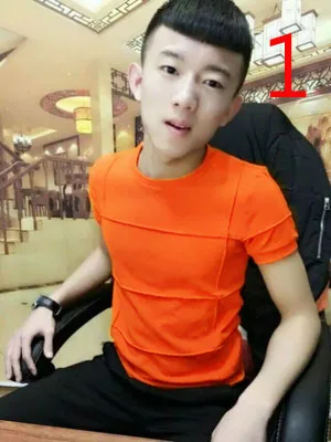 

Short-sleeved men's straight summer overalls Solid color lapel T-shirt DIY printing