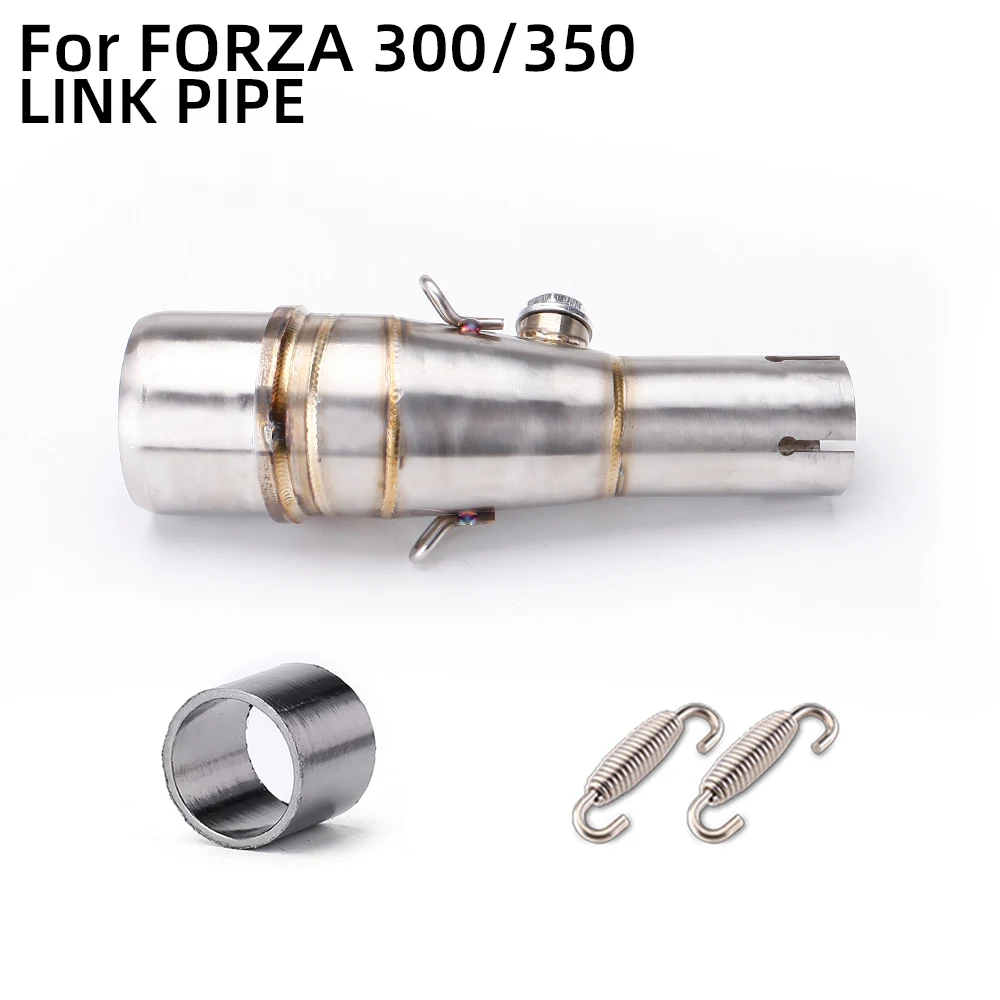 Средняя выхлопная труба без застежки для Honda Forza 300 Forza300 2017 2018 SH выхлопной