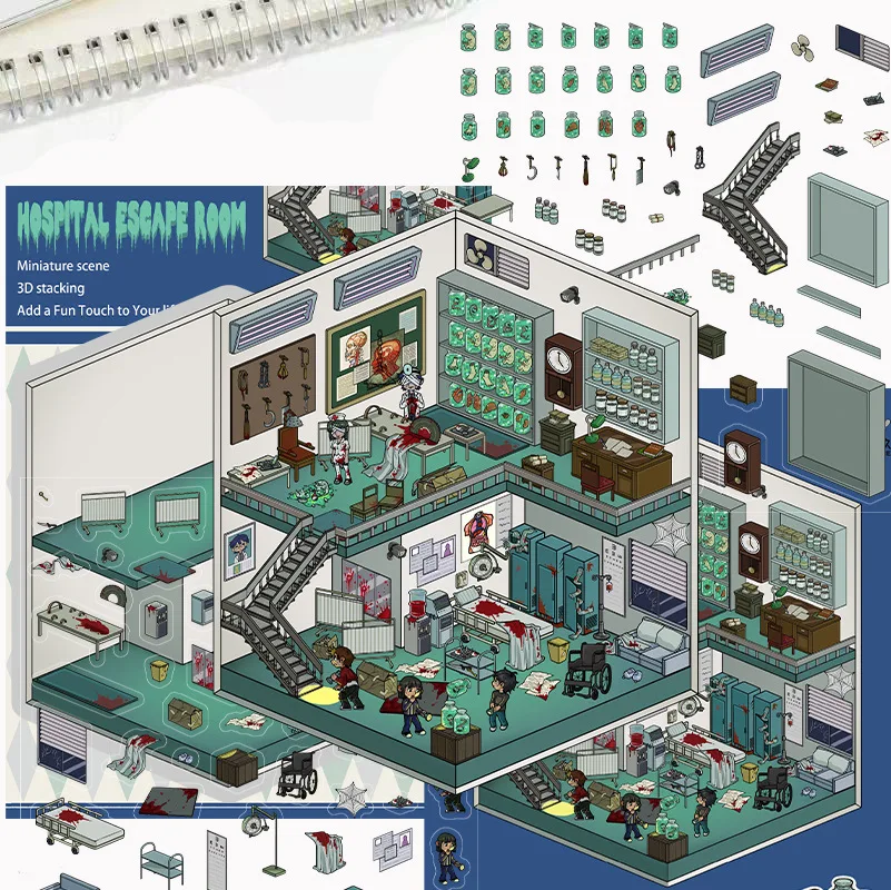 

CardLover Страшные пейзажи наклейки 3 шт