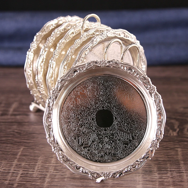 

6 шт., декоративные подставки под стаканы