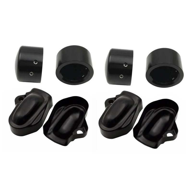 

4X Front Axle Nut Rear Axle Covers Wheel Shaft Cap Protector Guard For 2002-2017 Night Rod Special VRSCDX VRSCF VRSCAW