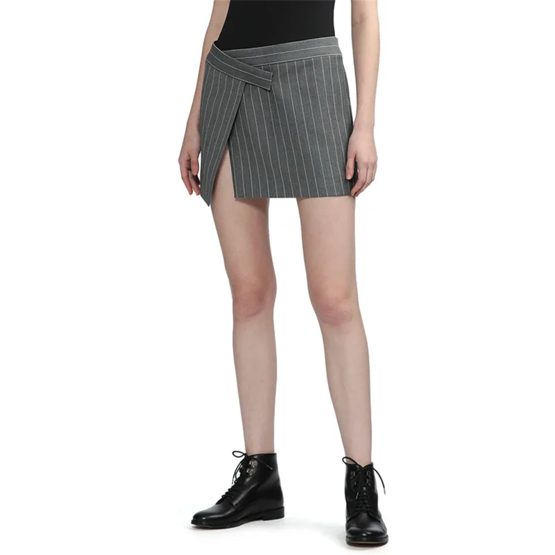 

New Style For Spring And Summer 2023 Women's Short Skirt Korean Fashion Cotton Stripe Half-body Skirt Mini Skirt y2k Clothes