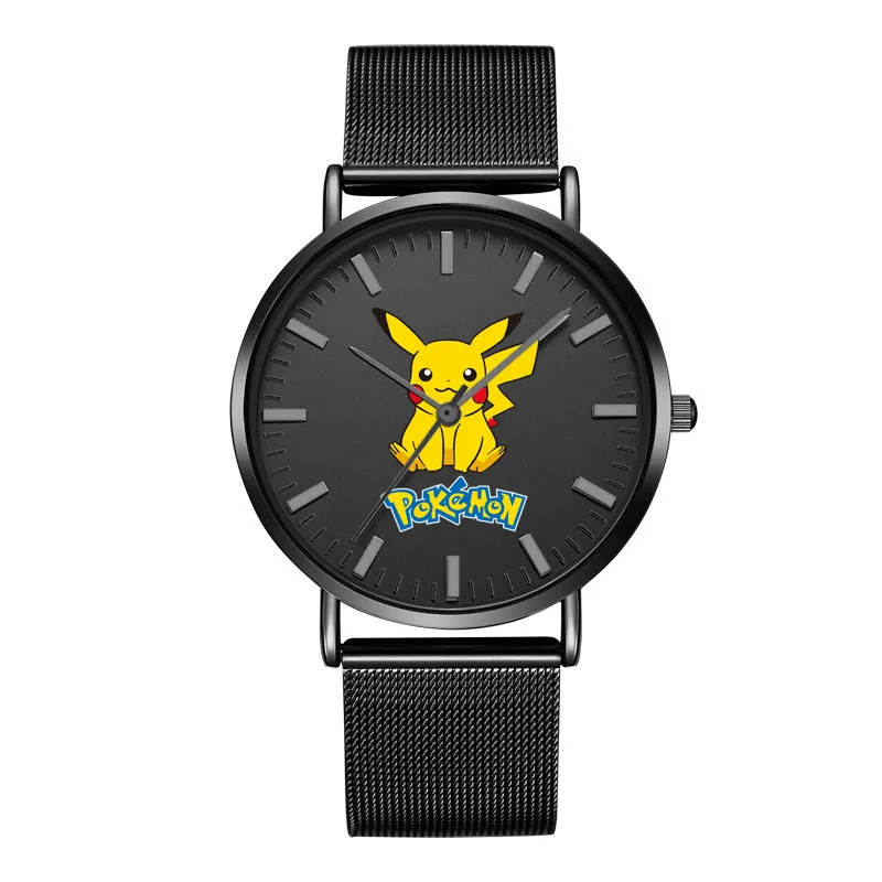 

Ультратонкие водонепроницаемые часы с изображением покемона в виде шара для студентов, простые Аниме периферийные детские игрушки, подаро...