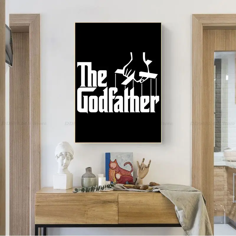 The Godfather Vintage Posters Sticky Fancy Wall Sticker For Living Room Bar Decoration Aesthetic Art Wall Painting images - 6