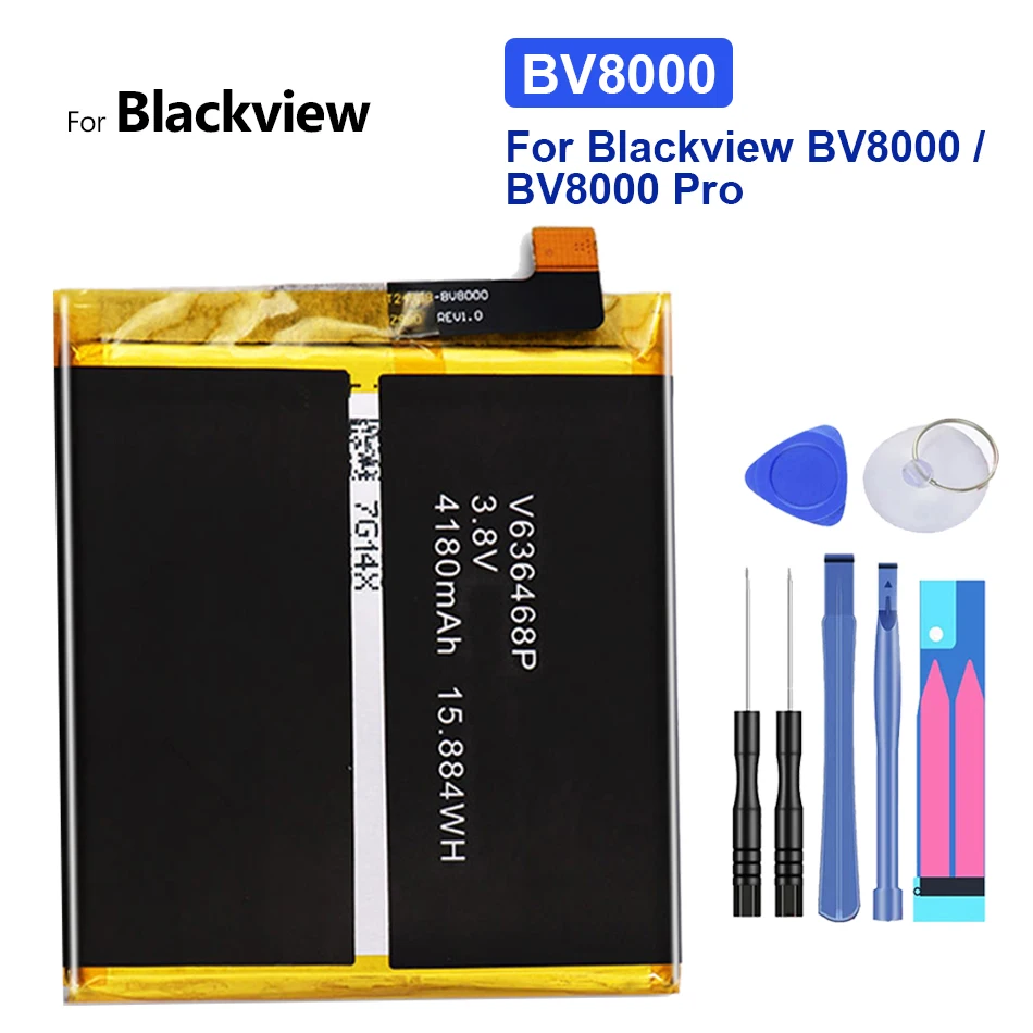 

Battery 4180MAH For Blackview BV8000 / BV8000 Pro BV8000Pro Bateria