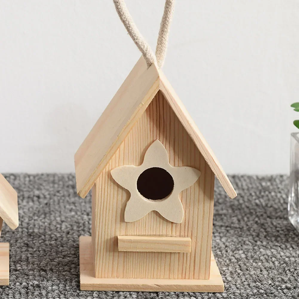 Деревянная коробка для гнезд на заднем дворе 8 5*7 5*12 см кормушки птиц простые в