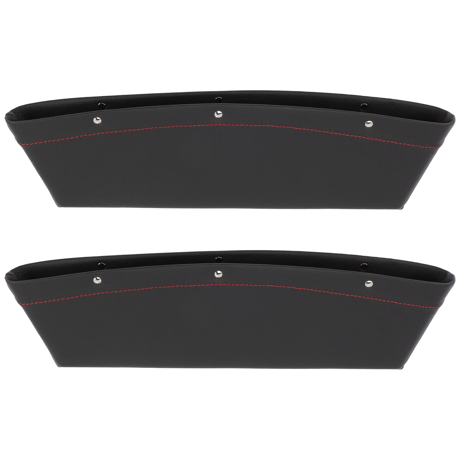 

2 Pcs Car Seats Pocket Automotive Phones Filler Armrest Storage Box Console Pockets Fillers Side Organizer