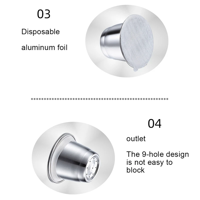 

300Pcs Adhesive Aluminum Foil Lids Seals Stickers For Filling Disposable Empty Nespresso Coffee Pod Reusable Cover 37Mm
