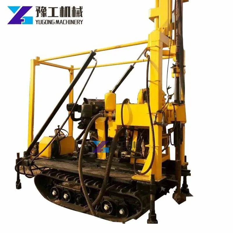 

300 Meters Pneumatic Crawler Mounted Water Well Drilling Machine Tunnel Drilling Rig Small Hydraulic Water Well Drilling Machine