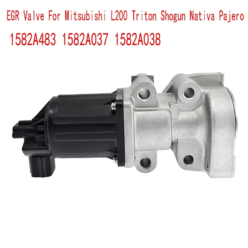 EGR Valve Exhaust Gas Recirculation For Mitsubishi L200 Triton Shogun Nativa Pajero 1582A483 1582A037 1582A038 2 Parts