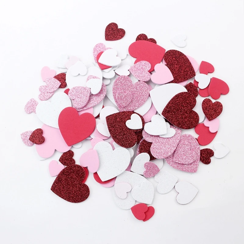 

Self-Adhesive EVA Stickers Sticker Glitter Valentine Stickers For Scrapbooking Wedding Stickers