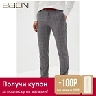 Мужские брюки в клетку Baon B790001