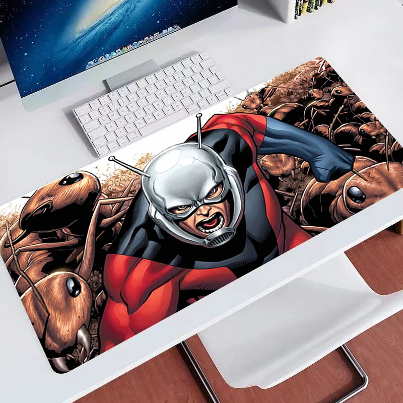 

Игровой коврик для мыши Ant Man, коврик для клавиатуры, аксессуары для ПК, игровые коврики, коврик для ноутбука 900x400, аксессуары для компьютерно...