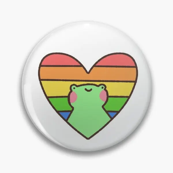 

Pride Froggie Customizable Soft Button Pin Lover Women Funny Cartoon Metal Clothes Decor Cute Lapel Pin Fashion Hat Brooch