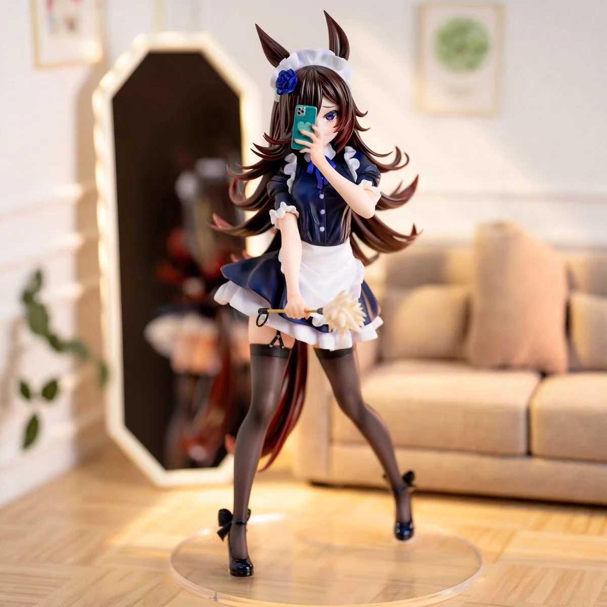Фото 25-сантиметровая аниме-фигурка Uma Musume Pretty Derby Mi-yoku, коллекционная кукла Sato No Diamond/Matikanetannhauser/Kitayama Kuro №2