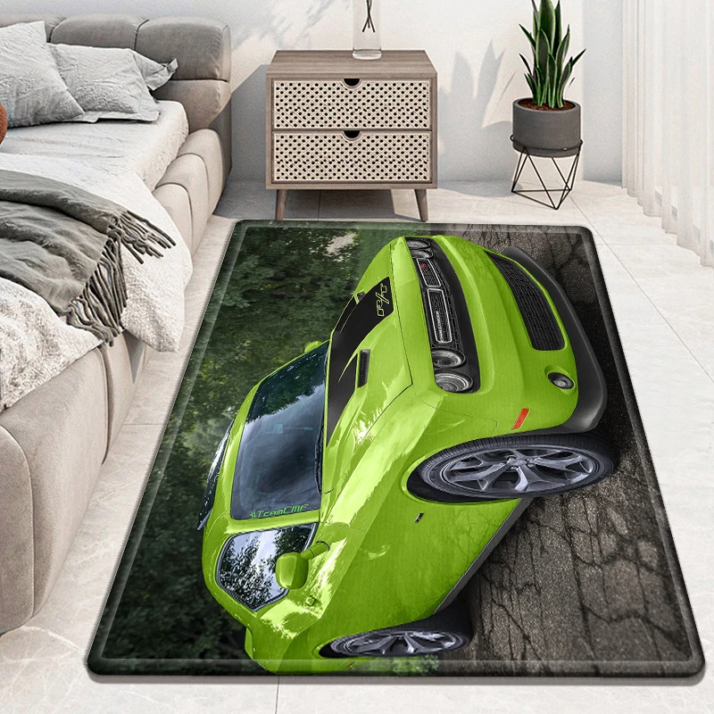 

Спортивный Автомобильный Ковер, кухонный коврик, Придверный коврик, напольное украшение для спальни, ковер для гостиной, противоскользящий ковер для ванной комнаты