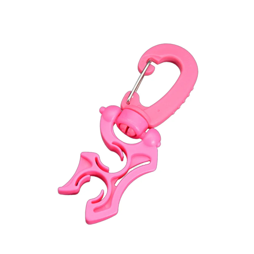 

1pc Scuba Diving Triple BCD Hose Holder With Rotates & Folds Clip Hook Equipment Regulator Pipe Clamp Water Sports Tool