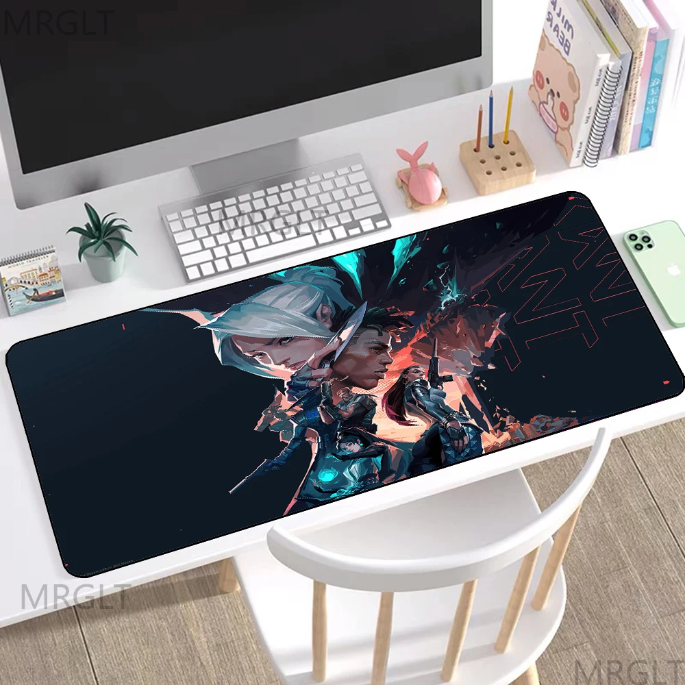 

Valorant Gaming Mouse Pad Yoru Custom Large Home MousePad Desk Mats Keyboard Pad Natural Rubber Anti-slip Soft Office Table Mat
