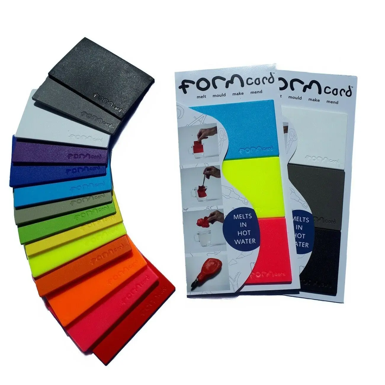 

FORMcard Handy Pocket Sized Strong Mouldable Bio-Plastic melt/mould/make/mend