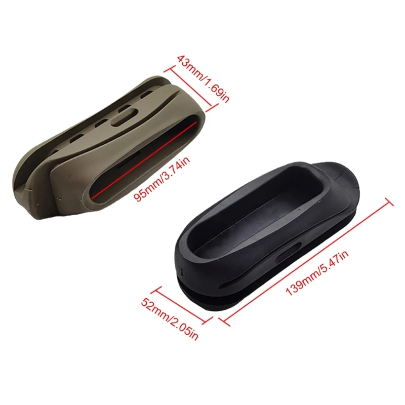 Нескользящая подушка отдачи резиновая накладка приклада противоударные подушки