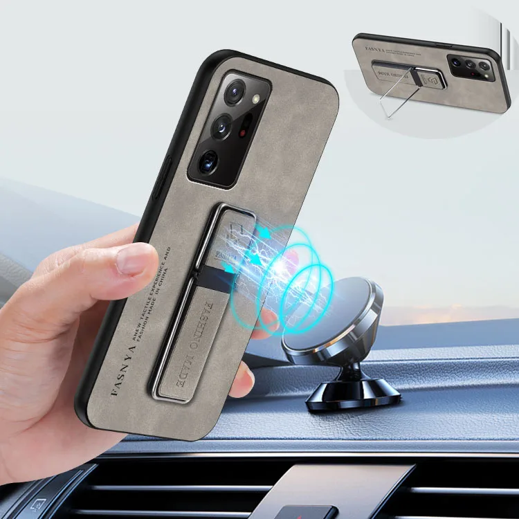 Магнитный чехол из овечьей кожи для Samsung Galaxy Note 20 Ultra 10 Plus 9 8