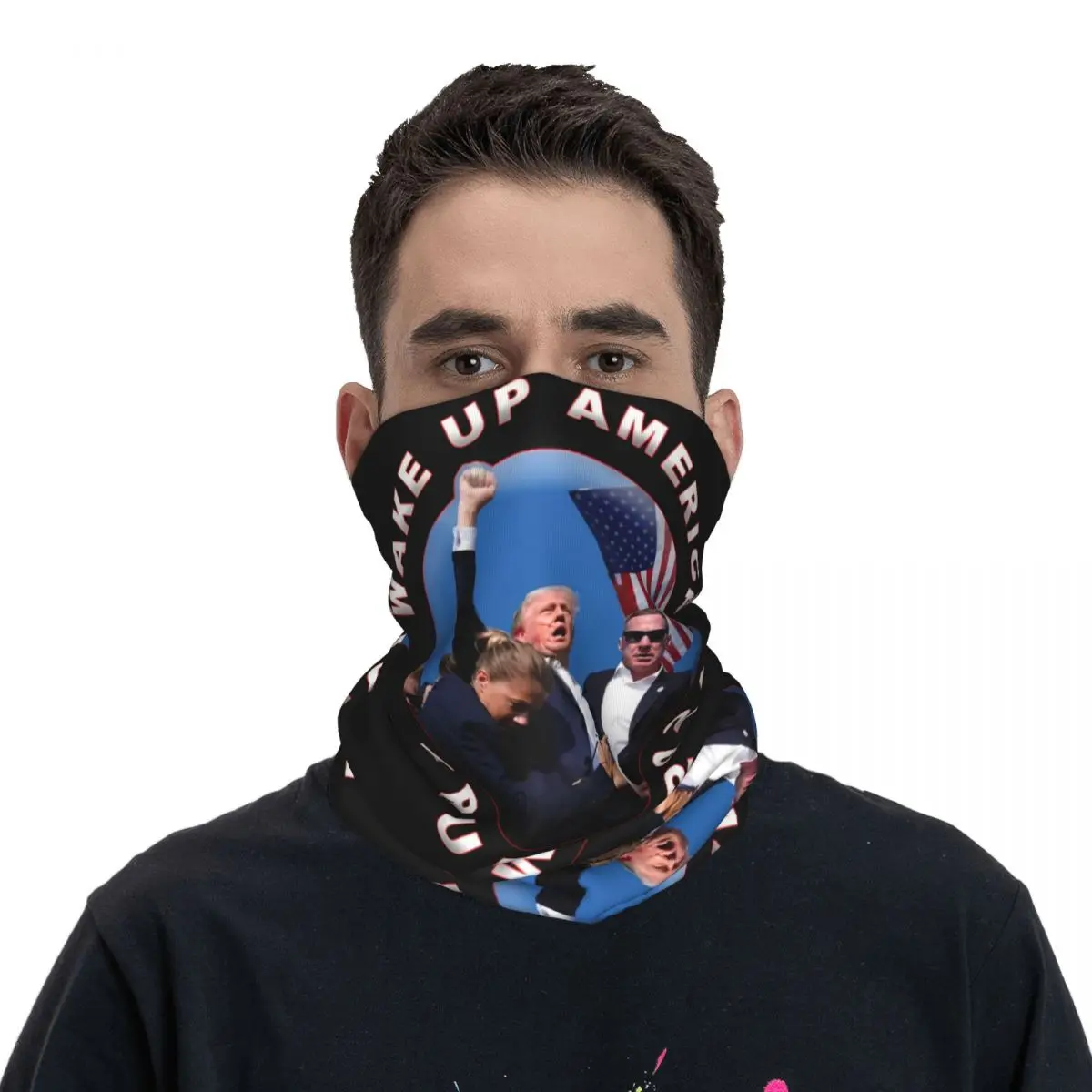 Маска Пробуждение Американский Трамп 2024-bayingimg Балаклава для пеших прогулок