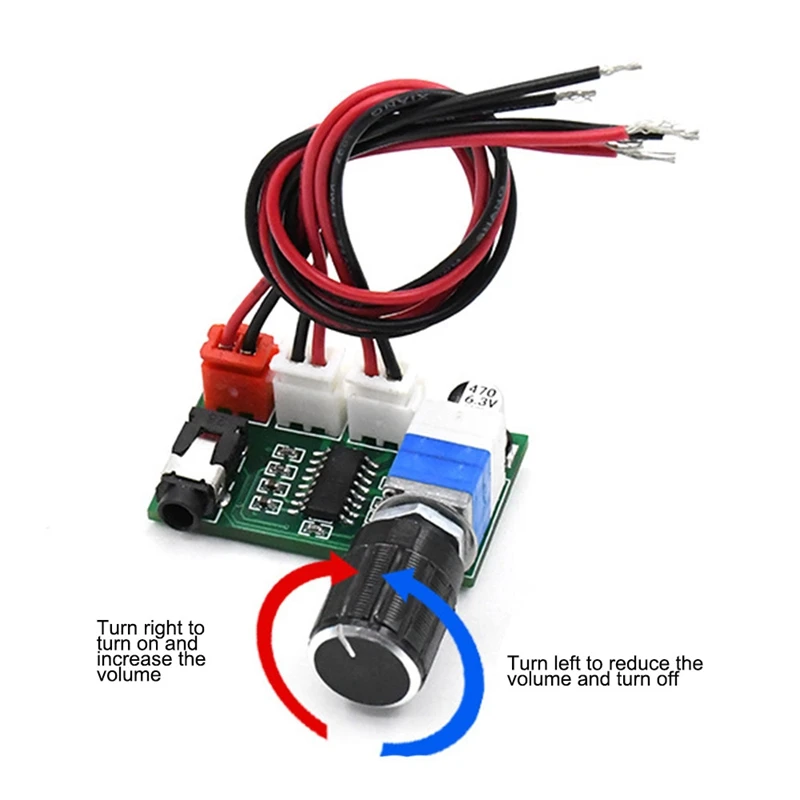 Мини цифровой Двухканальный аудио усилитель 2x3 Вт PAM8403 2.0Ch AUX 3 + DIY динамик USB 5 в