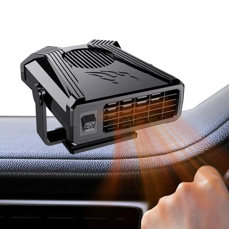 

Car Defroster Windshield Heater 2 In 1 Heating/Cooling Heater Demister For Truck Window Demister With Fast Heating 360 Degree