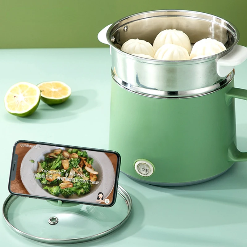 

Multifunction Non-stick Pan Electric Cooking Machine Household Single/Double Layer Hot Pot Multi Electric Rice Cooker EU Plug