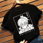 Популярная футболка с японским аниме для женщинмужчин, футболка с рисунком в виде корзины фруктов, унисекс, кавайные Мультяшные футболки Kyo Sohma, повседневная женская одежда