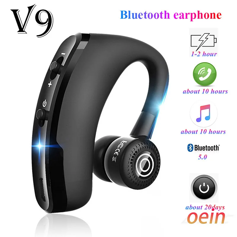 

Bluetooth-наушники V9 с поддержкой беспроводной гарнитуры