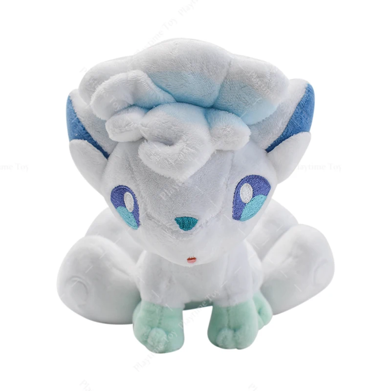 

25CM Pokemon Alola Ice Vulpix Plush Doll Stuffed Toy Kawaii White Fox Ragdoll Christmas Gift for Children Kids