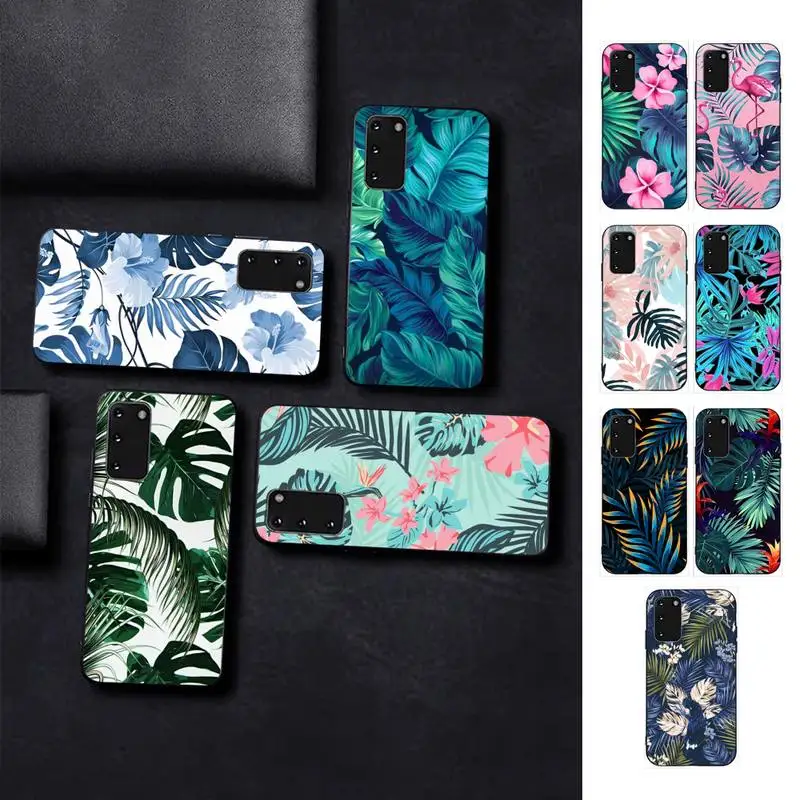

Palm Tree Leaves Phone Case for Samsung S10 21 20 9 8 plus lite S20 UlTRA 7edge