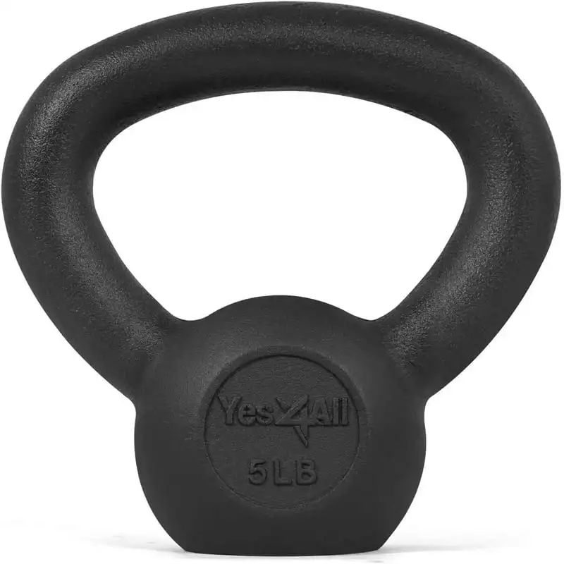 

5lb Cast Iron Kettlebell, , Single