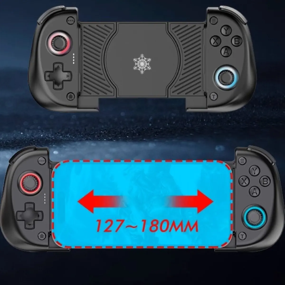 Фото Беспроводной игровой контроллер goodDT X5mini для мобильных телефонов с охлаждающим вентилятором, Bluetooth, растягивающийся гей №2