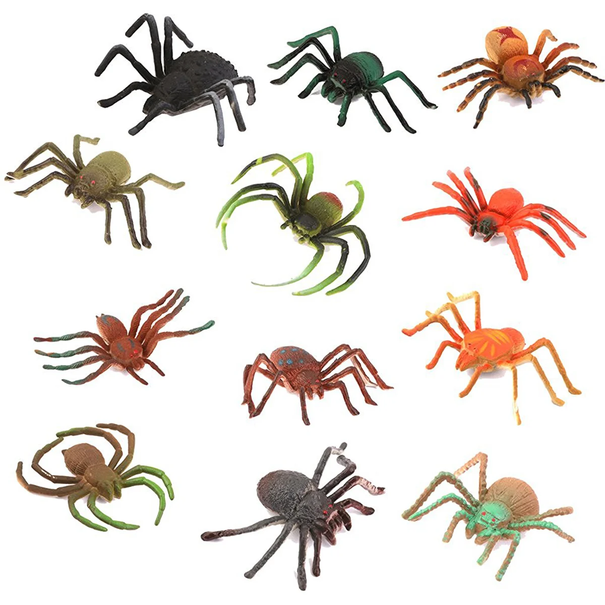 

Spider Halloween Spiders Decorations Toy Outdoorfake Prank Toys Prop Action Animal Decor Decoration Scary Model Figurine Trick